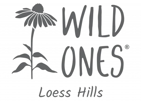 Sunflower with the words Wild Ones Loess Hills
